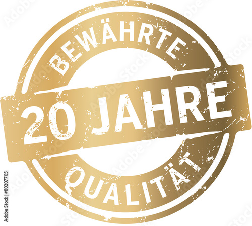 Siegel 20 Jahre Bewährte Qualität Siegel 20 Jahre Bewährte Qualität