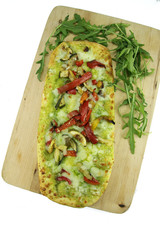 pizza aux légumes