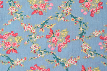 floral fabric texture