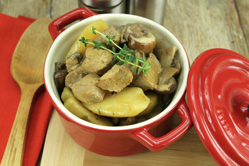 sauté de porc aux champignons