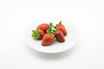 strawberries freshly picked