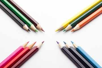 colored pencils