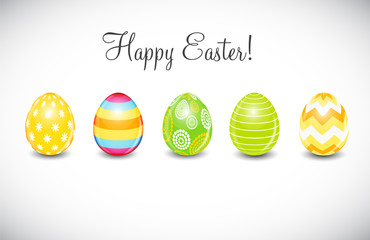 Beautiful Easter Egg Background Vector Illustration