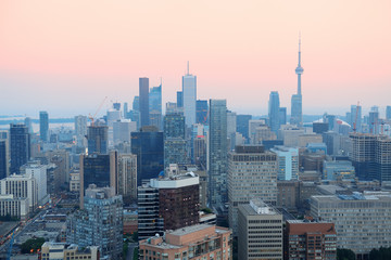 Fototapeta na wymiar Toronto dusk
