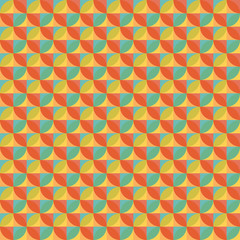 Abstract colourful geometric seamless wallpaper pattern