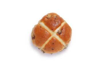 Single hot cross bun