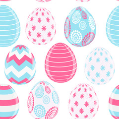 Beautiful Easter Egg Background Vector Illustration