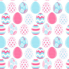 Beautiful Easter Egg Background Vector Illustration