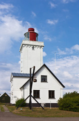 Fototapeta na wymiar Leuchtturm Nakkehoved Fyr
