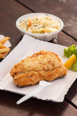 Fried fish.