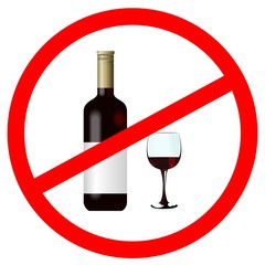  Sign stop alcohol
