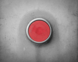 Retro Red Blank Industrial Button