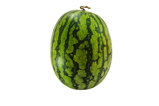 water melon isolate on white background with clipping path