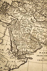 Fototapeta na wymiar 古地図　アラビア半島