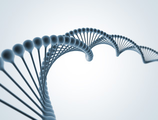 DNA high resolution 3d render 