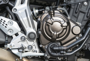 Fototapeta na wymiar Motor bike engine background