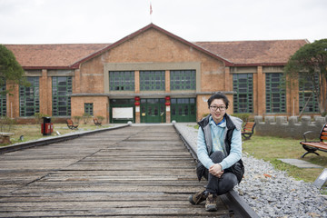 china girl in the park