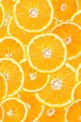 Orange Slice Abstract Seamless Pattern