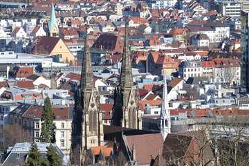 Stuttgart mit Marienkirche