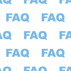 Faq seamless pattern