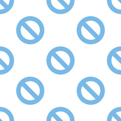 Ban seamless pattern