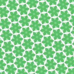 pattern illustration of abstract flowers