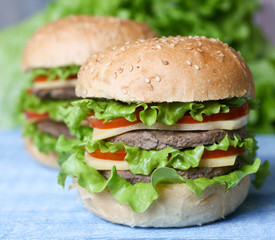 Hamburgers Burgers Cheeseburgers