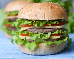 Hamburgers Burgers Cheeseburgers