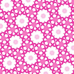 pattern illustration of abstract flowers
