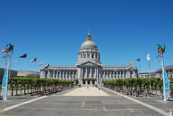 Abwaschbare Fototapete San Francisco Rathaus von San Francisco