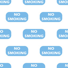No smoking seamless pattern