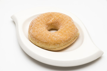 donuts on a plate