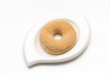 donuts on a plate