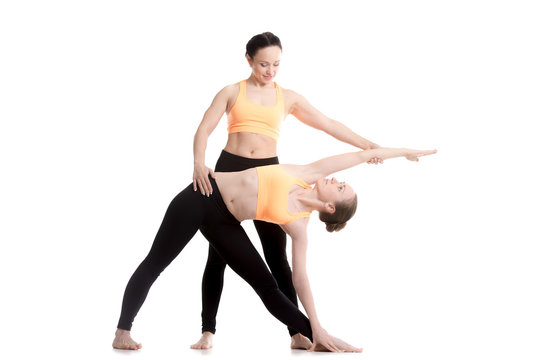 Yoga coaching, Trikonasana pose