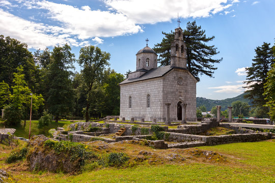 Old stone Monastery in Cetinje, Montenegro
