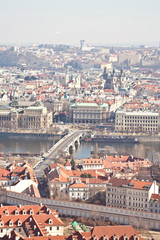 Obraz premium Manes bridge over the Vltava River in Prague