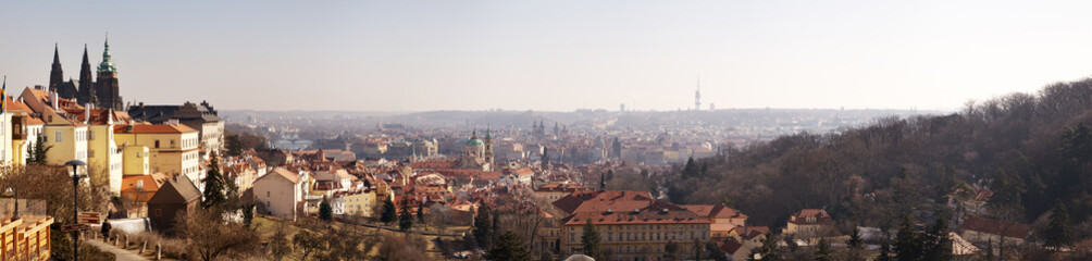 Obraz premium Panorama of Prague, Czech Republic