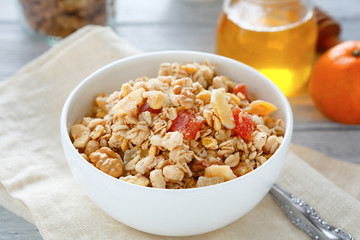 Granola in a bowl