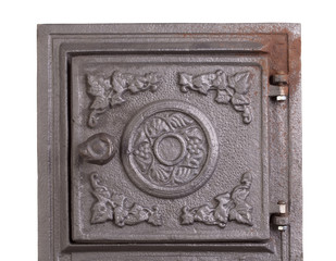 Cast iron door for furnaces.