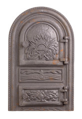 Cast iron door for furnaces.