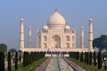 Taj Mahal at the morning