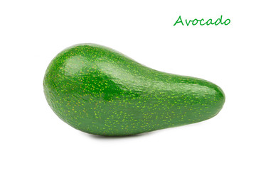 Avocado isolated on white background