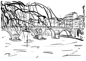 bridge in Rome