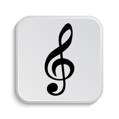 Fototapeta premium Musical note icon