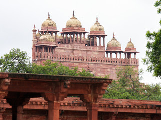 Jama Masjid mosque in Fatehpur Sikri in Agra, Uttar Pradesh, Ind