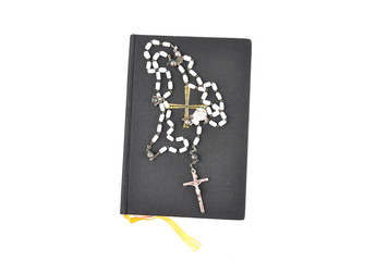 Gebetbuch mit Rosenkranz