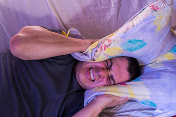 Man Suffering a Headache