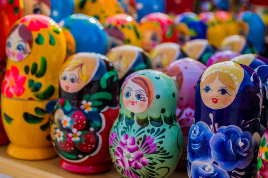 Russian Wooden Puzzle Dolls
