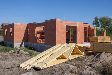 New house under construction