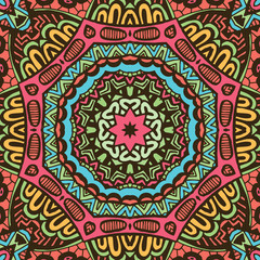 Ornamental Abstract Geometric  Background